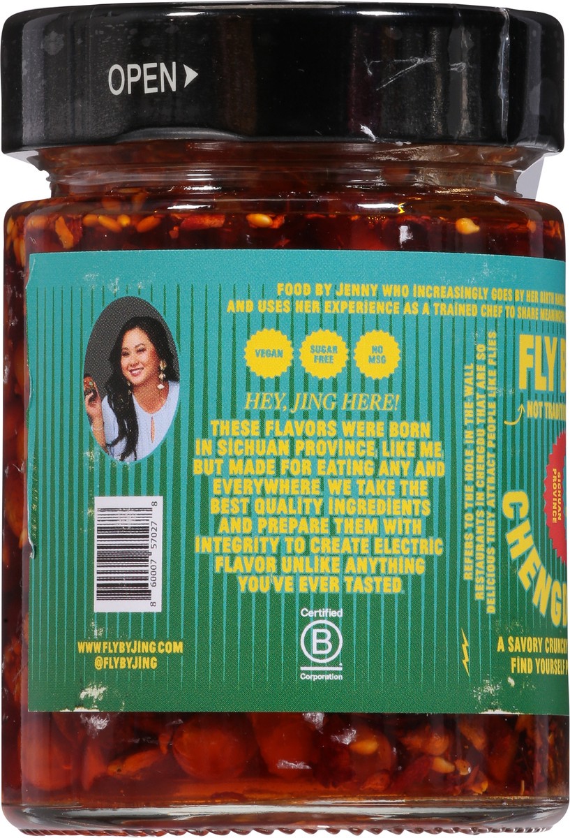 slide 13 of 13, Fly by Jing Chengdu Crunch Hot Sauce 6 oz, 6 oz