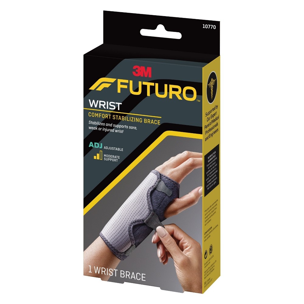 slide 3 of 6, Futuro Comfort Stabilizing Wrist Brace, Adjustable, 1 ct