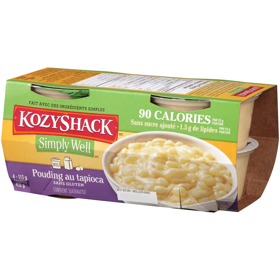 slide 3 of 8, Kozy Shack Simply Well Tapioca Pudding, 4 ct; 4 oz