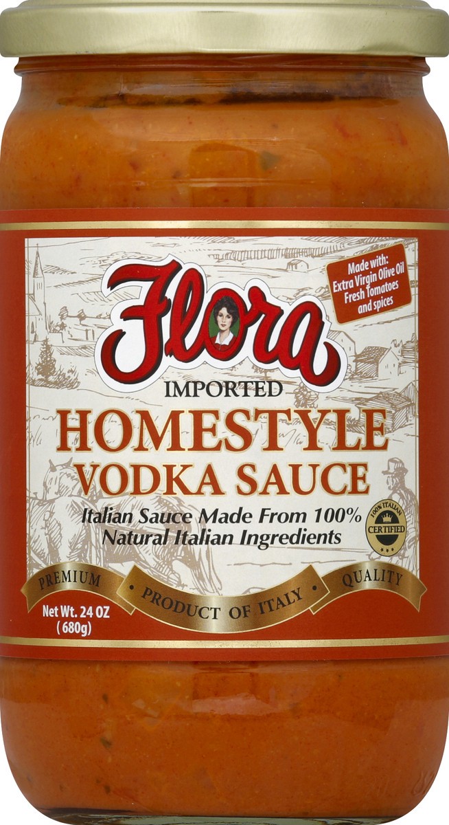 slide 3 of 6, Flora Homestyle Imported Vodka Sauce 24 oz, 24 oz