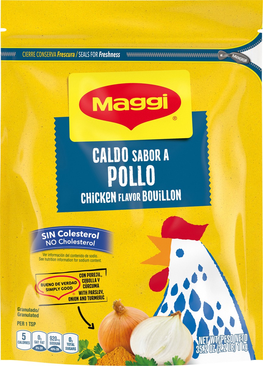 slide 10 of 13, Maggi Granulated Chicken Flavor Bouillon, 2.2 lb