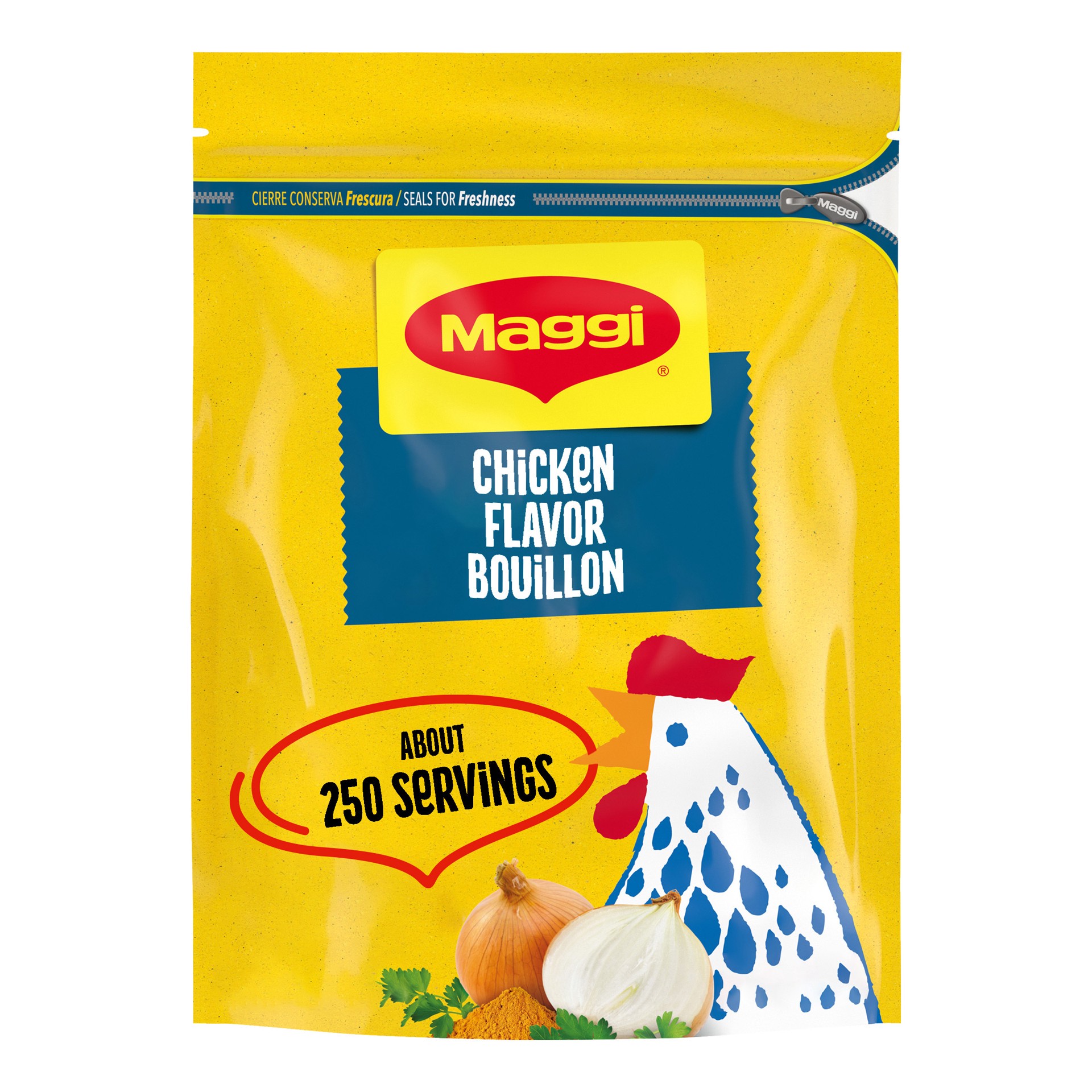 slide 1 of 13, Maggi Granulated Chicken Flavor Bouillon, 2.2 lb