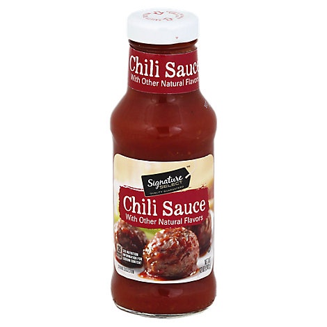 slide 1 of 1, Signature Select Sauce Chili, 12 oz