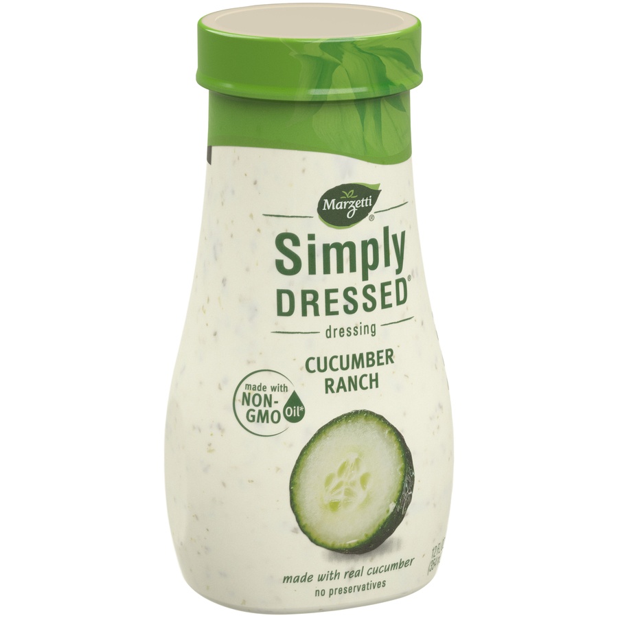 slide 8 of 8, Marzetti Simply Dressed Cucumber Ranch Dressing, 12 fl oz