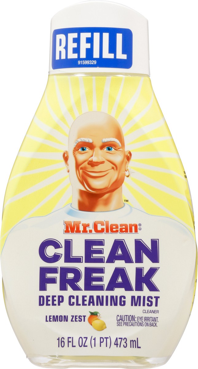 slide 4 of 12, Mr. Clean Clean Freak Lemon Zest Deep Cleaning Mist Refill 16 fl oz, 16 fl oz