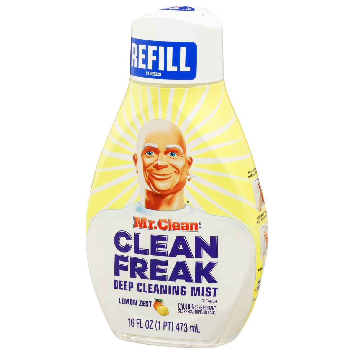 slide 7 of 12, Mr. Clean Clean Freak Lemon Zest Deep Cleaning Mist Refill 16 fl oz, 16 fl oz