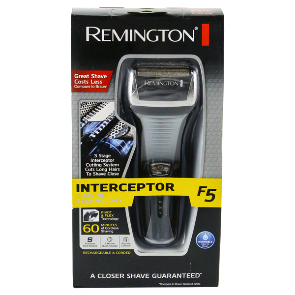 slide 1 of 1, Remington F5 Interceptor Shaver, 1 ct