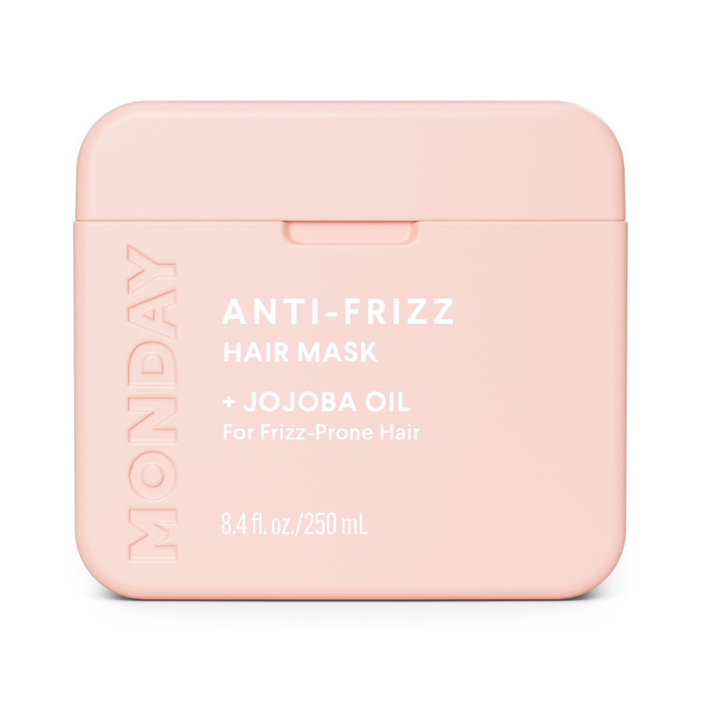 slide 3 of 3, Monday Anti-Frizz Hair Mask + Jojoba Oil, 8.4 fl oz