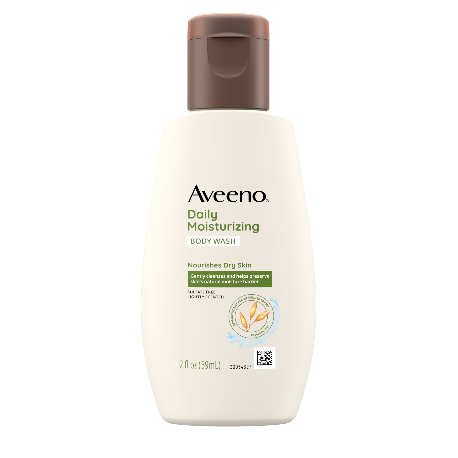 slide 5 of 9, Aveeno Daily Moisturizing Body Wash with Soothing Oat - Trial Size - 2 fl oz, 2 fl oz