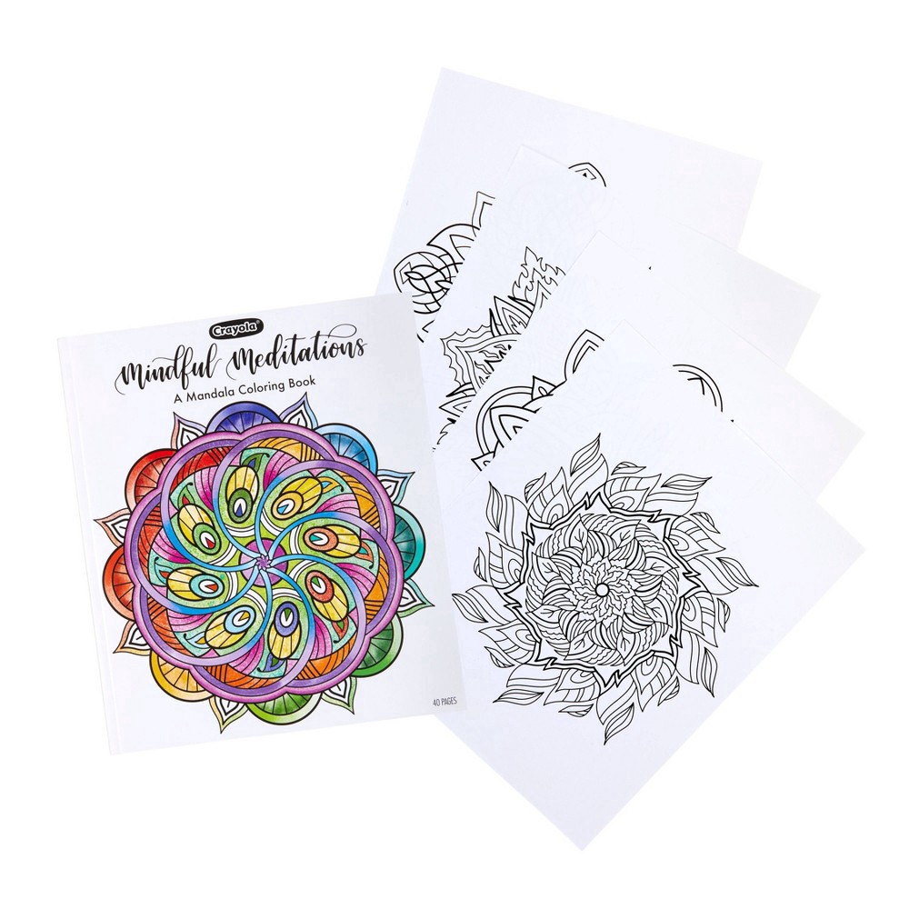 slide 6 of 7, Crayola Mindful Mediations Mandala Coloring Book, 1 ct