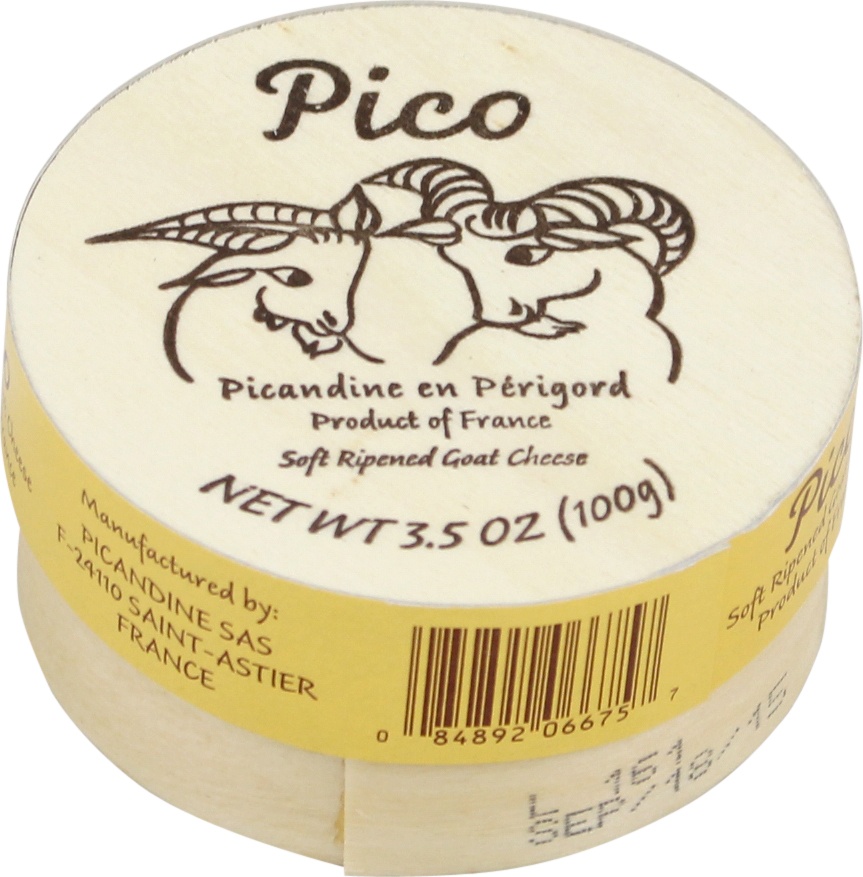 slide 1 of 1, Pico Picandine en Perigord Soft Ripened Goat Cheese, 3.52 oz