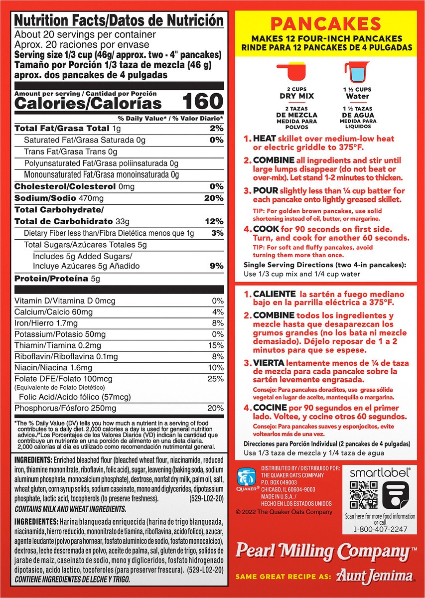 slide 2 of 6, Pearl Milling Company Pancake & Waffle Mix, Original, Complete, Large Size - 32 oz, 32 oz