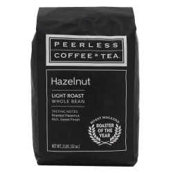 Peerless Coffee & Tea Peerless Hazelnut Light Roast Whole Bean Coffee- 32 oz