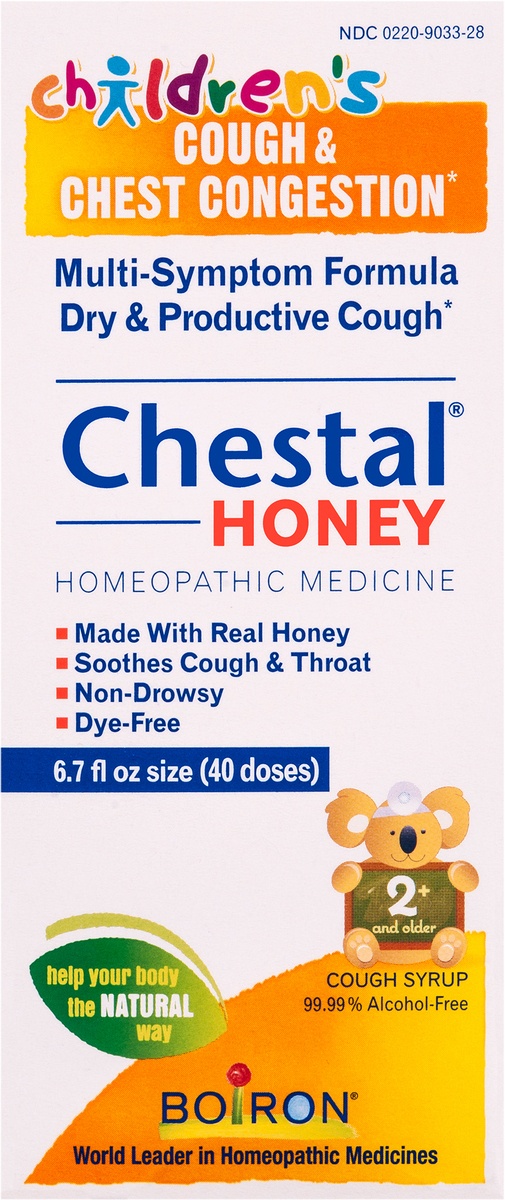 slide 6 of 8, Boiron Children's Chestal Honey Homeopathic Medicine, 6.7 oz