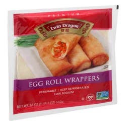 Twin Dragon Premium Egg Roll Wrappers 18 oz