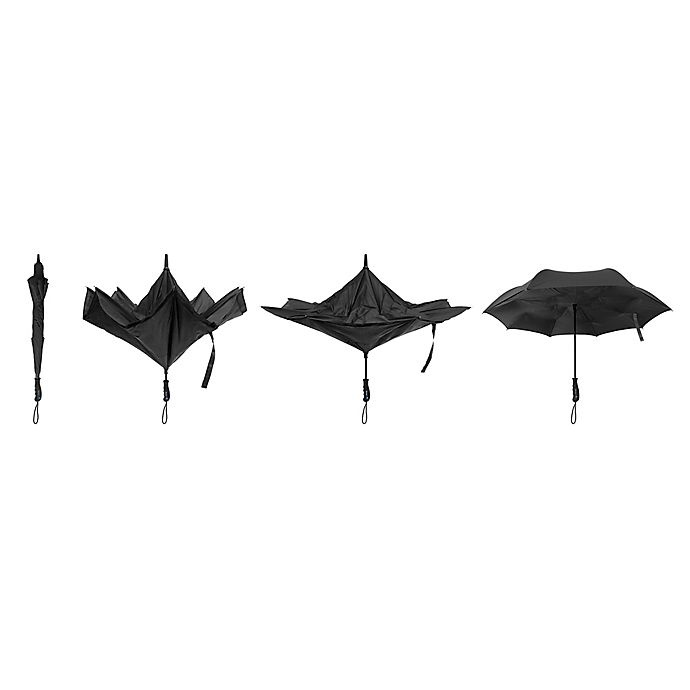 slide 3 of 4, As Seen on TV BetterBrella Black Umbrella, 1 ct