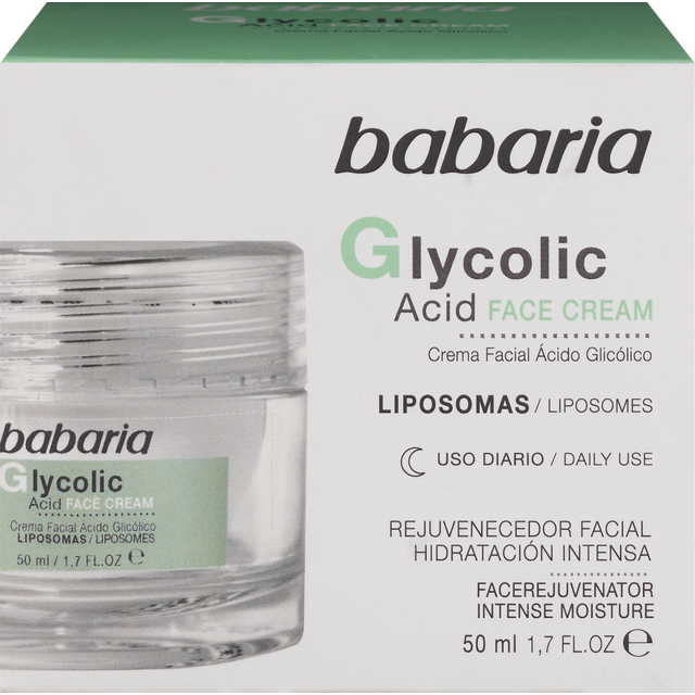 slide 1 of 1, BABARIA Glycolic Acid Face Cream, 1.7 oz