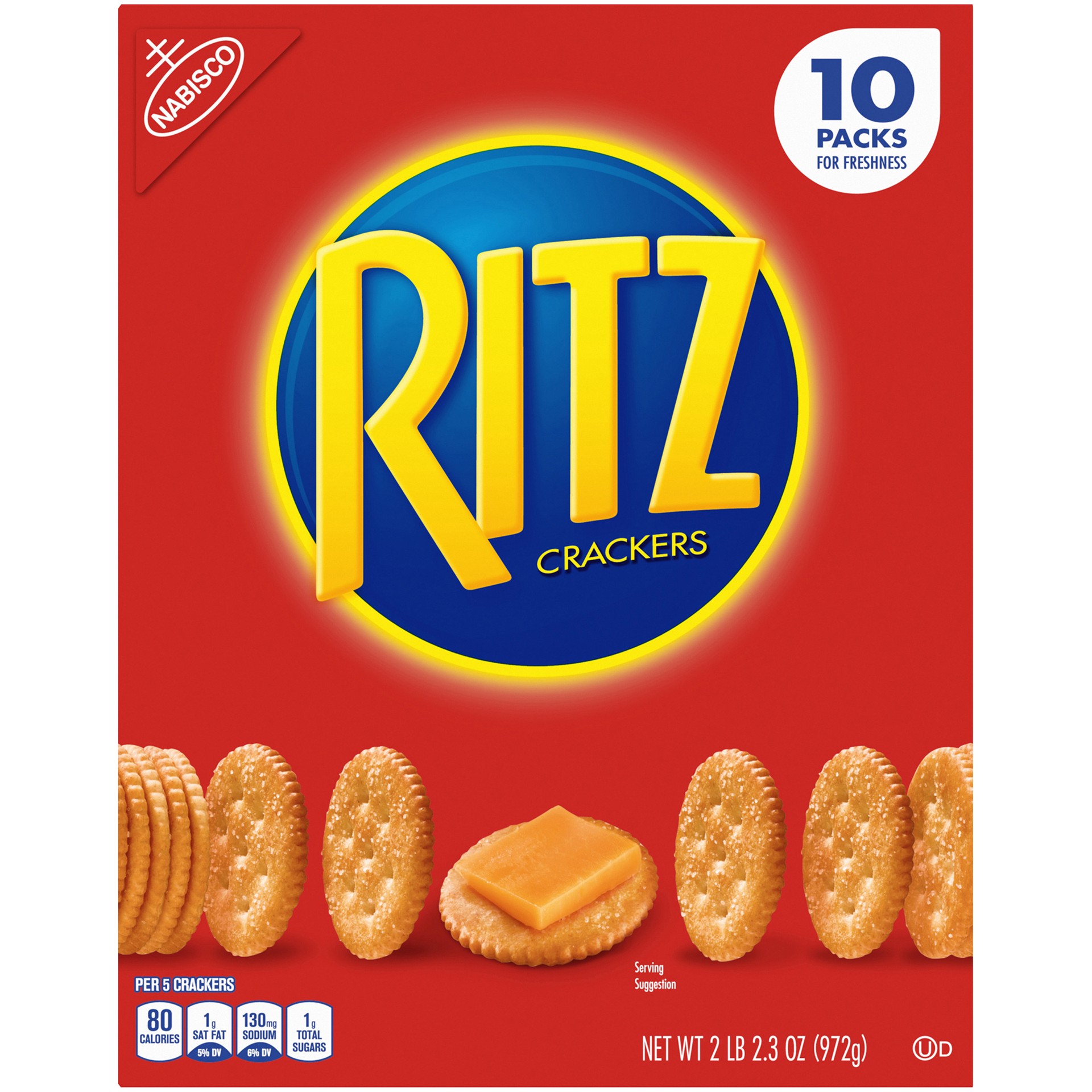 slide 2 of 5, RITZ Original Crackers, 34 oz, 2.63 lb