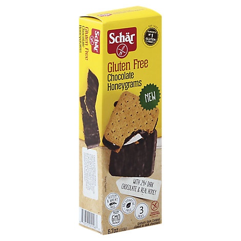 slide 1 of 1, Schar Cookie Choc Honeygram, 6.7 oz