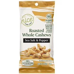 Nice! Whole Cashews Sea Salt and Pepper
