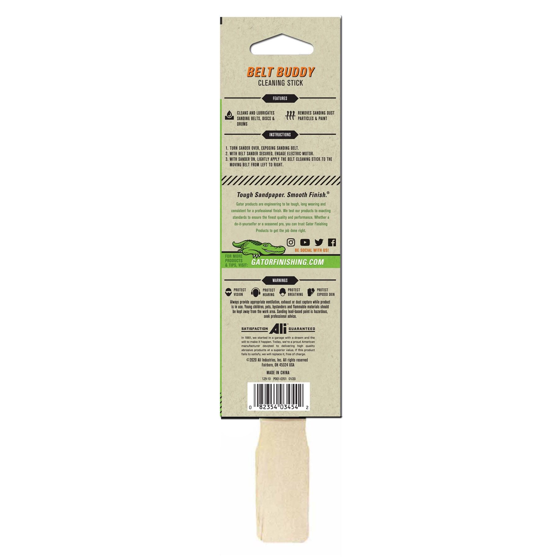 slide 2 of 6, Gator Belt cleaning stick, 1 ct