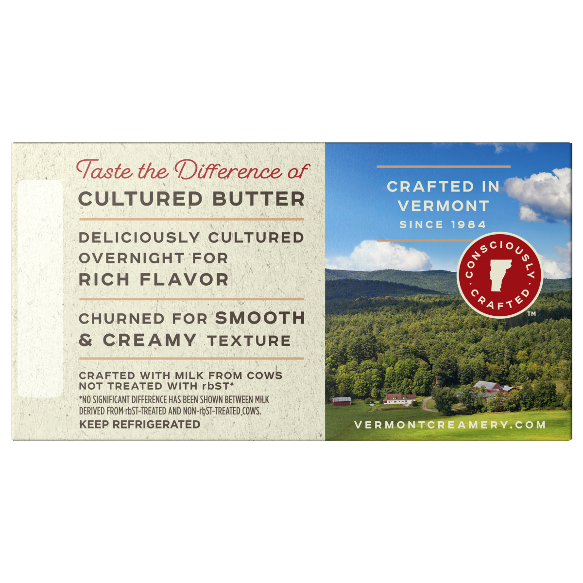 slide 2 of 2, Vermont Creamery Sea Salt Cultured Butter, 8 oz (2 Sticks), 2 ct