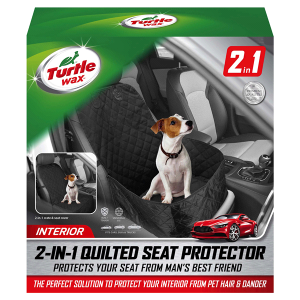 slide 1 of 1, Turtle Wax | 2-in-1 Front Seat Pet Protector & Crate, 1 ct