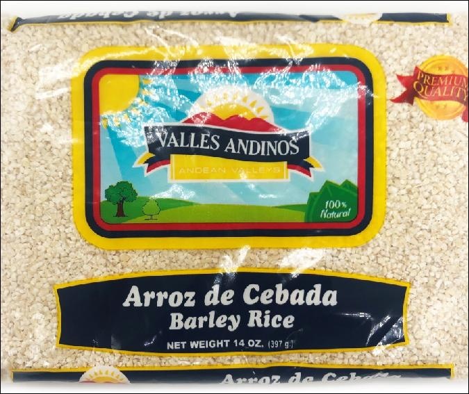 slide 1 of 1, Valles Andinos Va Arroz De Cebada, 14 oz
