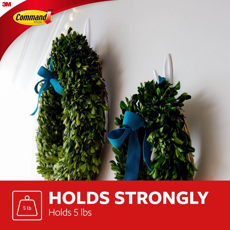 slide 4 of 11, Command Large Designer Hook White, 1 ct