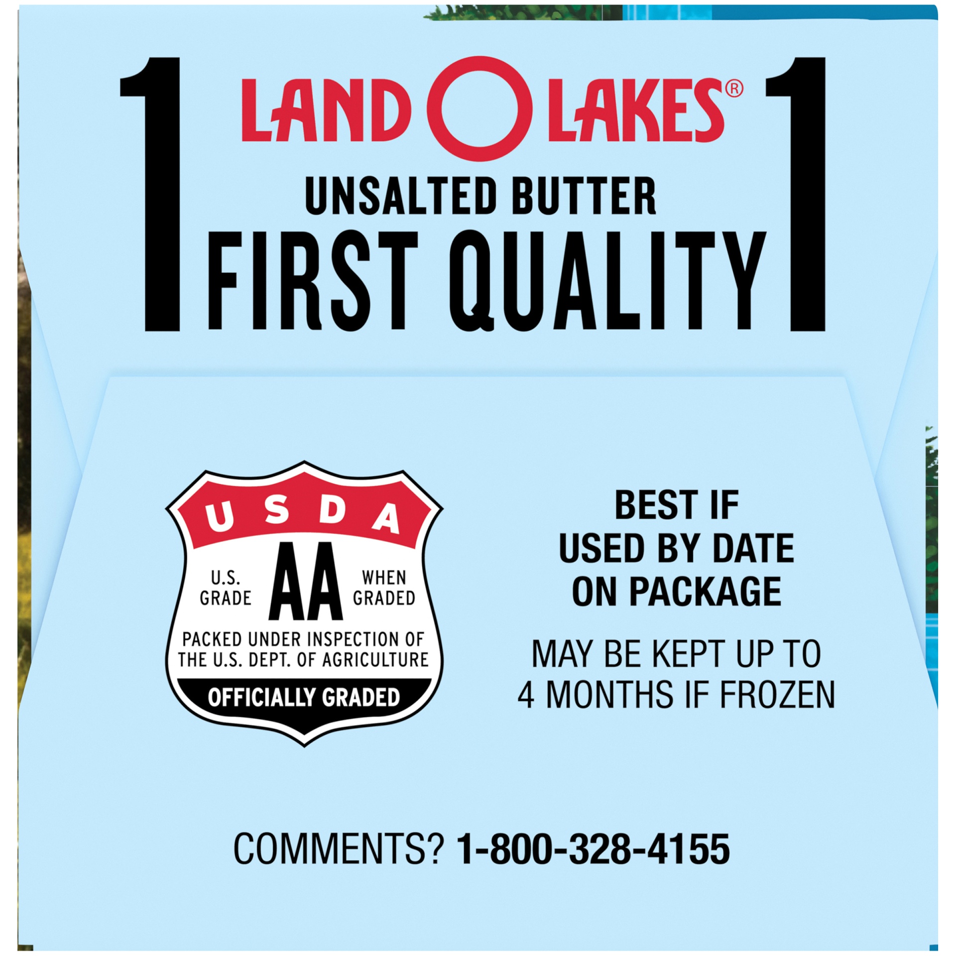 slide 6 of 6, Land O'Lakes Unsalted Butter Sticks, 1 lb