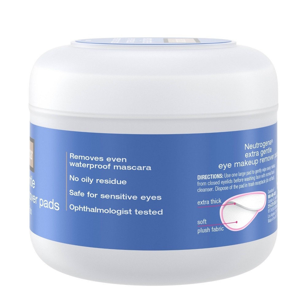 slide 4 of 8, Neutrogena Extra Gentle Eye Makeup Remover Pads - 30ct, 30 ct