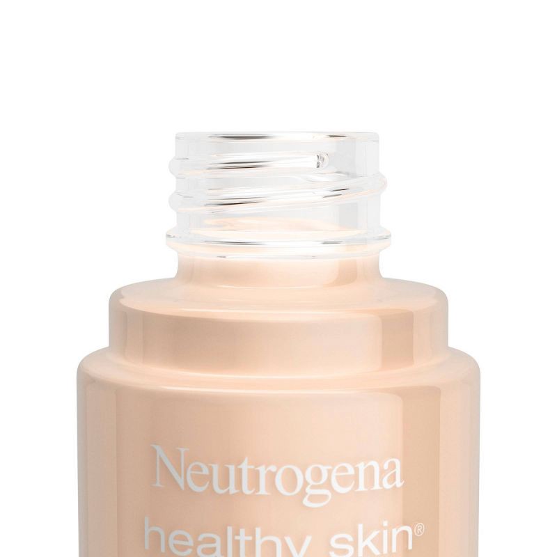 slide 2 of 6, Neutrogena Healthy Skin Liquid Makeup Foundation, Lightweight & Flawless Coverage with Broad Spectrum SPF 20 Sunscreen - 40 Nude, 1 ct