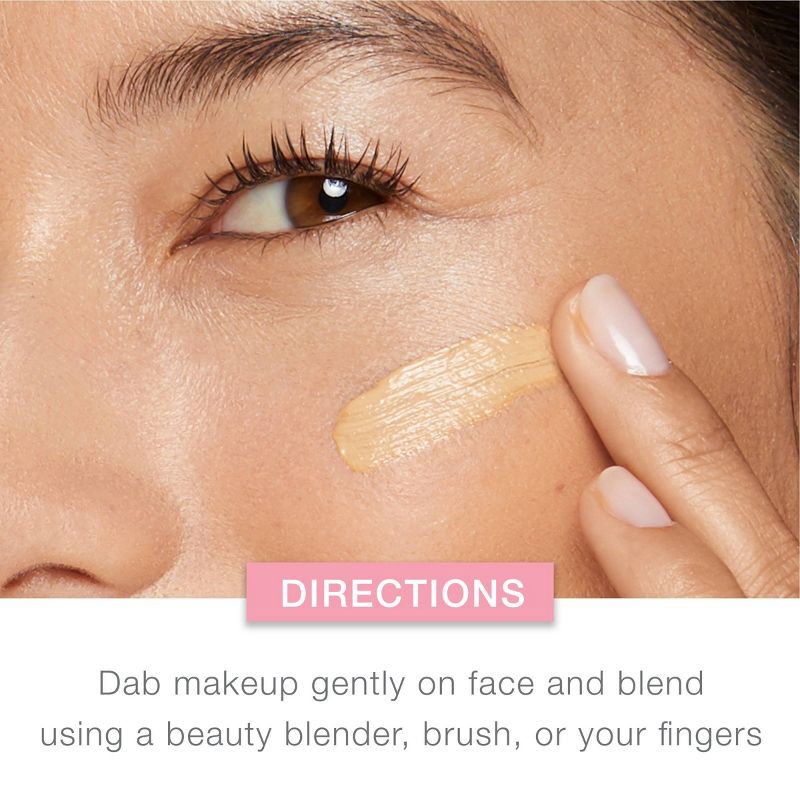 slide 5 of 8, Neutrogena Healthy Skin Liquid Makeup Foundation, Lightweight & Flawless Coverage with Broad Spectrum SPF 20 Sunscreen - 70 Fresh Beige, 1 ct