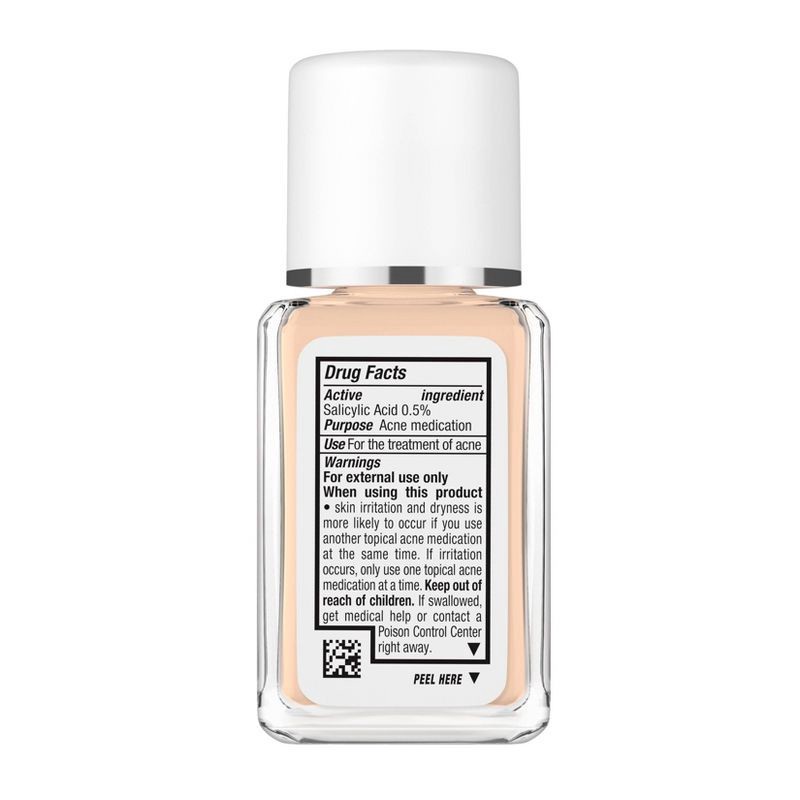 slide 5 of 11, Neutrogena Skin Clearing Oil-Free Liquid Foundation with Salicylic Acid - 40 Nude - 1 fl oz, 1 fl oz