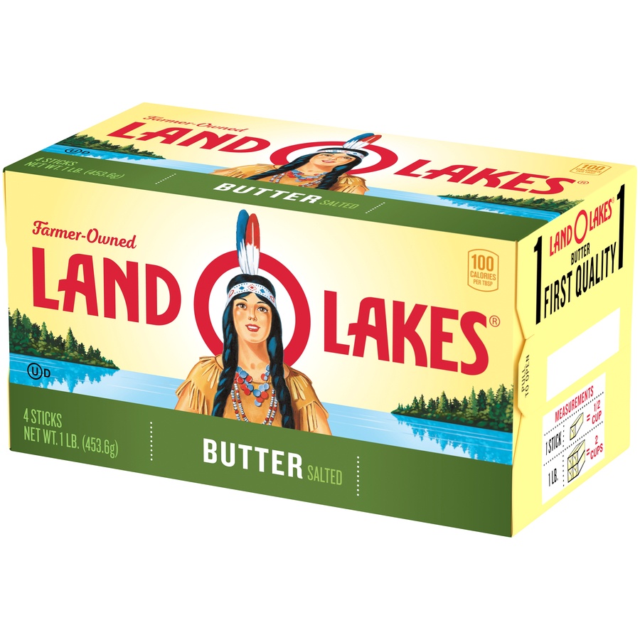 slide 3 of 6, Land O'Lakes Land O Lakes Salted Butter - 1lb, 1 lb