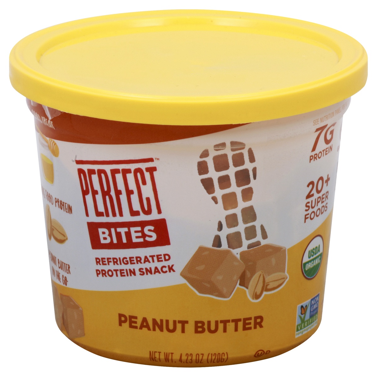 slide 1 of 1, Perfect Bar Perfect Bites Peanut Butter Refrigerated Protein Snack, 4.23 oz