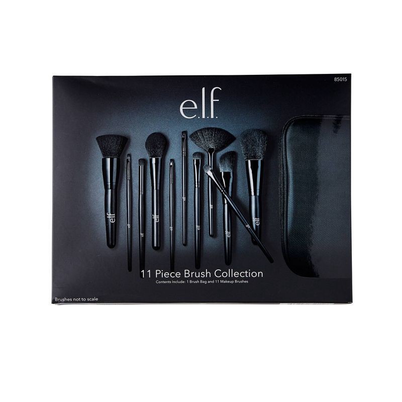 slide 4 of 4, e.l.f. 11pc Brush Collection, 11 ct