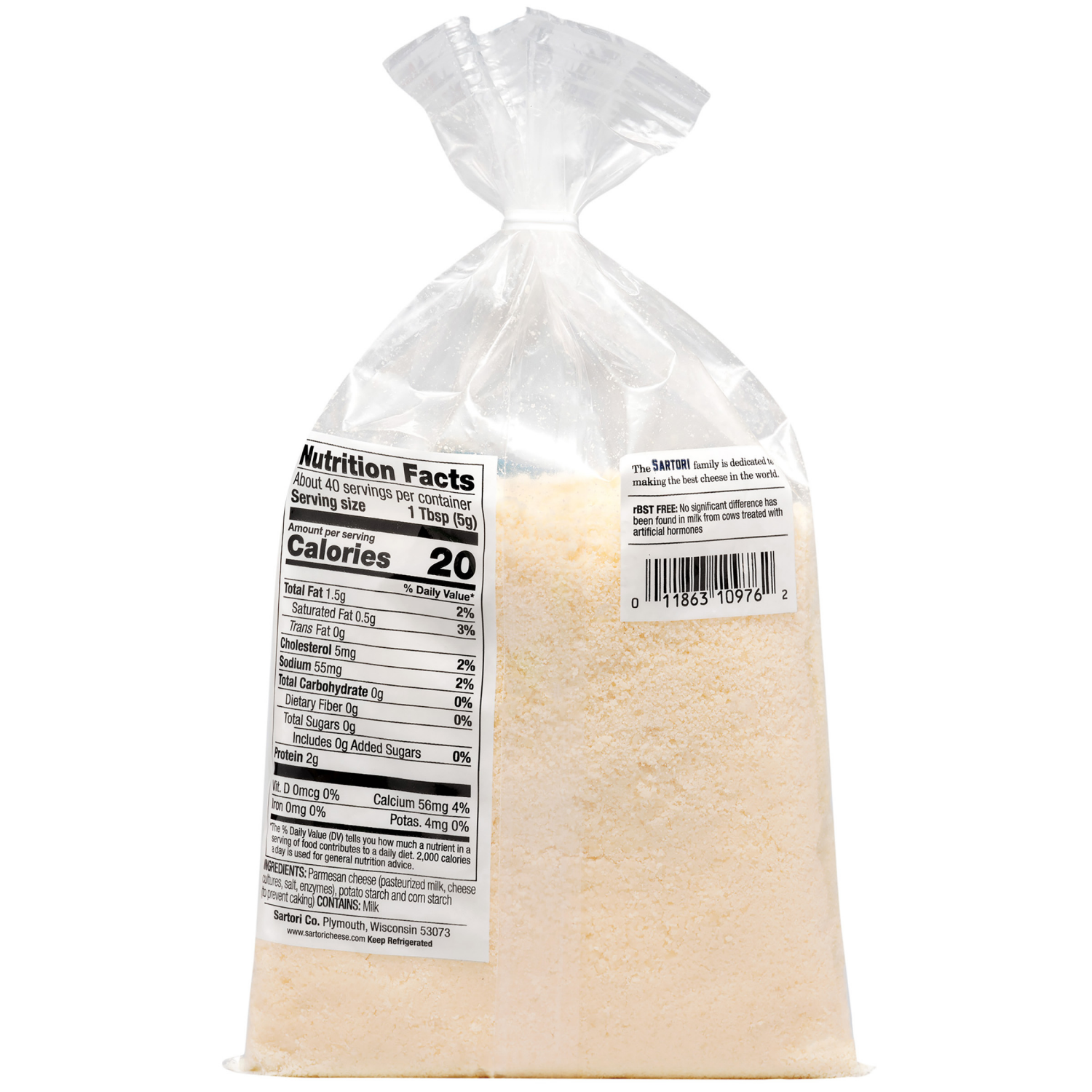 slide 3 of 3, Sartori Grated Cheese, Parmesan Classic - 7 oz, 7 oz