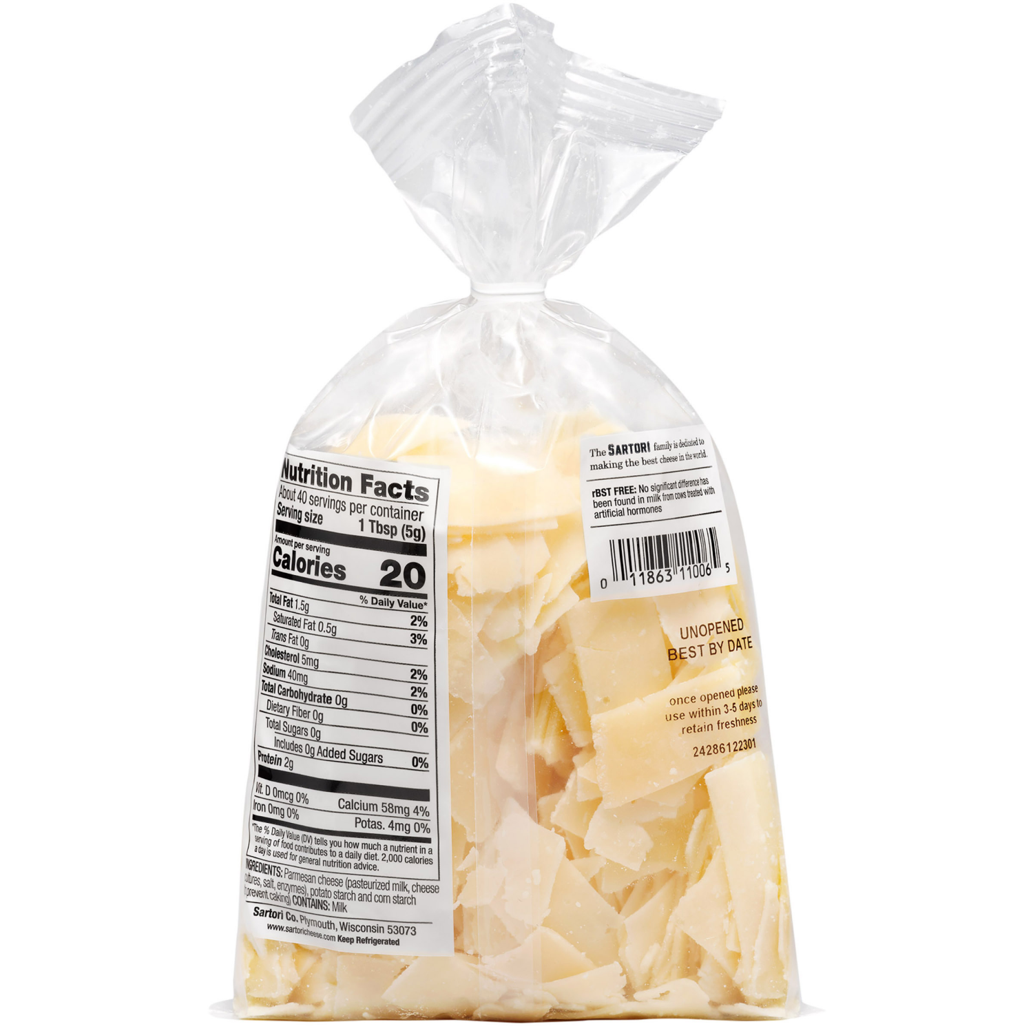 slide 3 of 3, Sartori Classic Parmesan Shaved Cheese, 7 oz, 7 oz