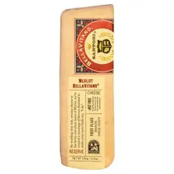 Sartori Merlot Bellavitano Cheese Wedge