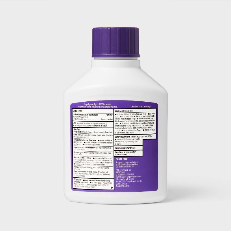 slide 3 of 4, Powderlax Powder Laxative - 17.9oz (30 Doses) - up&up™, 17.9 oz