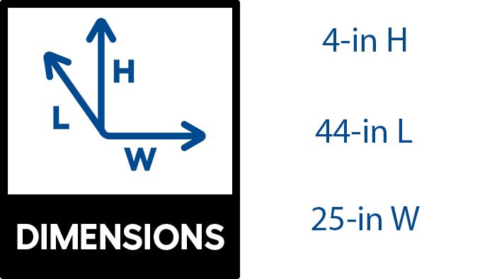 slide 2 of 3, MacCourt 44-in inches x 4-in inches x 25-in inches Plastic Window Well Cover, 1 ct