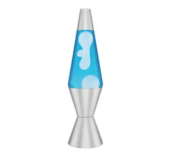 Schylling Lava Lamp - White/Blue/Silver