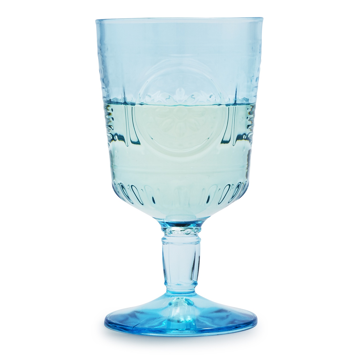 slide 1 of 1, Bormioli Rocco Romantic Wine Glass, Blue, 10.75 oz