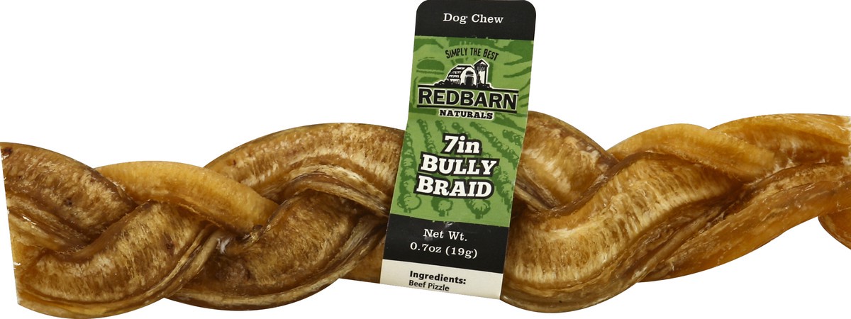 slide 2 of 2, Redbarn Bully Braid 7 Inch, 1 ct