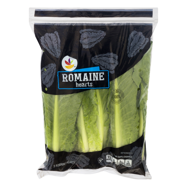 slide 1 of 1, Giant Romaine Lettuce Hearts, 3 ct