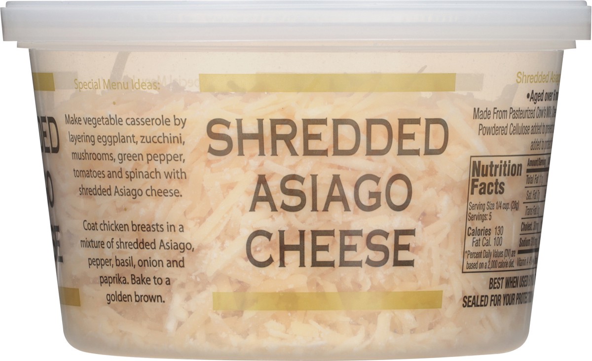 slide 7 of 9, Italia Brand Cheese Shullsburg Creamery Shredded Asiago Cheese 5 oz, 5 oz