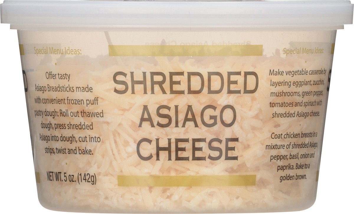 slide 2 of 9, Italia Brand Cheese Shullsburg Creamery Shredded Asiago Cheese 5 oz, 5 oz