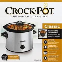 Crock-Pot Stainless Steel Slowcooker 3Qt