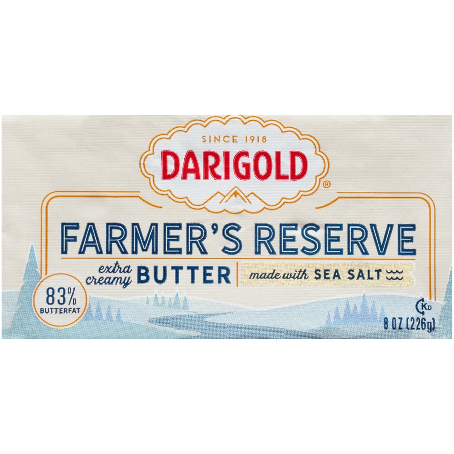 slide 2 of 9, Darigold Farmers Reserve Elgin Butter, 8 oz